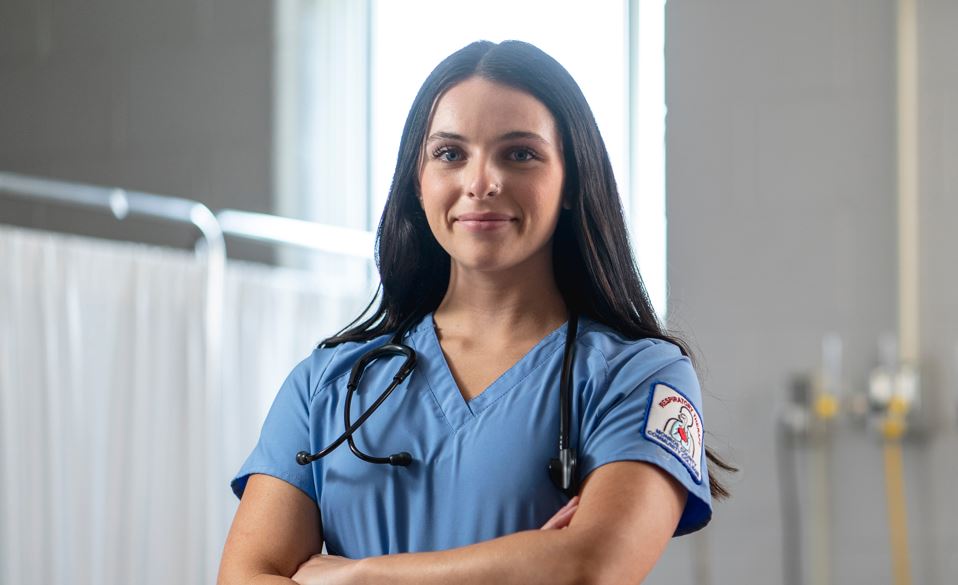 Respiratory therapy student